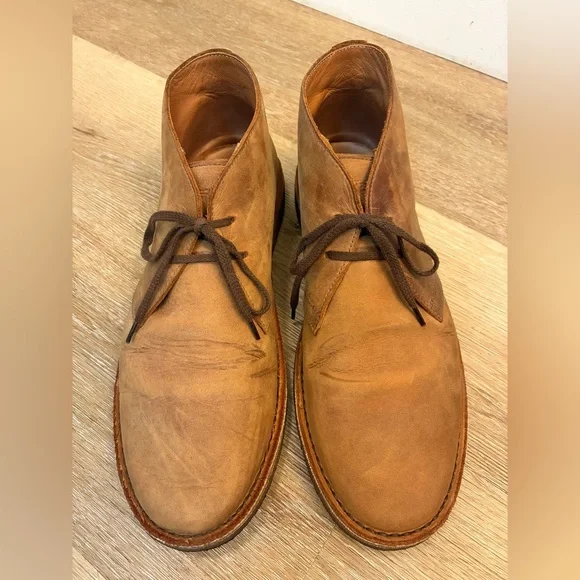 ASTORFLEX GREENFLEX CHUKKA BOOTS DARKCHESTNUT NUBUCK BROWN SHOES SIZE 11 ITALY